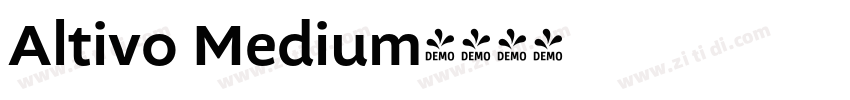 Altivo Medium字体转换